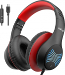 EarFun laste k&otilde;rvaklapid LED tuledega, USB-C kaabel, 85 dB helitugevuse piiraja, HD mikrofon, kokkupandavad, reguleeritavad, mugavad, Hi-Fi heli, &uuml;le k&otilde;rvade laste k&otilde;rvaklapid, mis on m&otilde;eldud