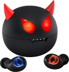 Amaface Bluetooth k&otilde;rvaklapid, juhtmevabad k&otilde;rvaklapid kahekordse mikrofoniga, kerged juhtmevabad k&otilde;rvaklapid 36-tunnise taasesitusega, s&uuml;gav bass 3D surround stereo, kaasaskantav mini kuradi laadimiskohver