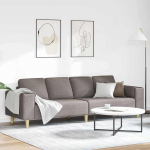 INLIFE Sofa Set Taupe Stoff,M&ouml;bel,Sofas,Taupe,39.4 KG,3335086