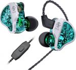 Yinyoo CCZ Harmony BC01 Pro juhtmega k&otilde;rvaklapid, 1DD 1BA h&uuml;briidjuht, k&otilde;rvaklapid, kolme sageduse tasakaal, m&uuml;raisolatsiooniga k&otilde;rvaklapid, sisseehitatud mikrofon IEM m&auml;ngimiseks, s&uuml;learvuti jaoks