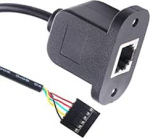 RJ11/RJ12 6P6C emane 6-poolse 6P Dupont peakontakti adapterkaabel (6P Dupont peakontakti)