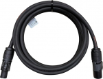 NWP PowerCON True1 Top pikenduskaabel 5 m PowerCON True1 Top pistikupessa - 3 x 1,5 mm&sup2; - Kummist voolikukaabel - Vasakpoolne kaabel