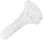 Kabelbinder-Shop Looduslik valge kaablikinnitus 9,0 x 300 mm I 100-ne pakend ilmastikukindel ja stabiilne sise- ja v&auml;litingimustes kasutamiseks I Diskreetne kaabli kinnitamine kodukaunistamiseks ja k&auml;sit&ouml;&ouml;ks