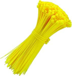 Kaablipaelad 400mm x 7.6mm 100 Pack kollane Premium Nailon kaablipaelad mitmeotstarbeline plastist Tie Wraps Secure Self Locking mehhanism kodu, aed, kontor ja DIY