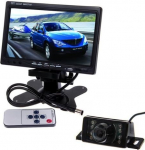 BW peatoe monitor ja veekindel tahavaatekaamera (TFT v&auml;rviline LCD, DVD, videomakk, 2 videosisendit)