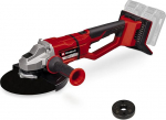 Einhell Professional cordless angle grinder AXXIO 36/230 Q Power X-Change (36 V, 2200 W, 230 mm disc diameter, 70 mm cutting depth, brushless, quick-fix groove, without cutting disc, without battery)