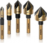 Neiko&reg; 10218A 1/4-tolline s&uuml;vendiotsakute komplekt puidut&ouml;&ouml;tlemiseks | 5-osaline komplekt