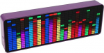 RGB LED muusikaspektri kuvamine, h&auml;&auml;leandur, h&auml;&auml;leanal&uuml;saator, 2 režiimi kell, 20 d&uuml;naamikat, 7 v&auml;rvi, 140 kuvamisefekti, 5 V 1 A 3 W USB