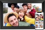 Digitaalne pildiraam 15,6-tolline 32GB WiFi elektrooniline pildiraam 1280 x 800 HD IPS puuteekraaniga m&auml;lu Automaatne p&ouml;&ouml;ramine Fotode ja videote jagamine Kingitused vanematele/s&otilde;pradele