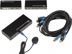 KALEA-INFORMATIQUE KVM Switch Automatische Tastatur Tastatur Bildschirm Sharing Box auf 2 PC - HDMI (Bild + Ton) / USB - Fernbedienung - Auto Powered, mit Kabel - Unterst&uuml;tzung 4096x2160
