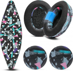 WC Modkit Arctis Nova 7 - Geelk&otilde;rvapadjad Lai peapael ja k&uuml;lgmised plaadid, mis &uuml;hilduvad Arctis Nova 7, 5, Pro Wired ja teistega Wicked Cushions | 90ndate mustad