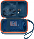 Kandekott &uuml;hildub JBL Go 4 - kaasaskantav Bluetooth k&otilde;larikarp Pro Sound, ka Go 3/Go3 Eco/Go2 veekindla juhtmevaba minik&otilde;lari jaoks - ainult kohver (sinine)