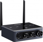 PROZOR v&otilde;imendi Hi-Fi 192khz/24bit Bluetooth 5.2 Stereov&otilde;imendi Support Optiline sisend aptX HD ACC Stereov&otilde;imendi DAC v&otilde;imendi koos Bass Treble Control passiivse k&otilde;lariga 100W x 2