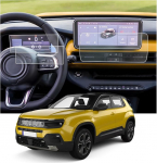 CDEFG &uuml;hildub Jeep Avenger 2023 2024 2025 navigatsiooni- ja armatuurlaua kaitsekilega 4H kriimustuskindel 10,25-tolline GPS-ekraanikaitsekile Navigatsioonikile Avenger EV Hybrid 4XE 4X4