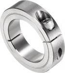 QUARKZMAN Single Split Clamp Ring 1-7/8 "Bore v&otilde;llide jaoks, &uuml;heosaline kinnitusr&otilde;ngas, 2-7/8" OD, 11/16" laius, 304 roostevabast terasest kinnitusr&otilde;ngas, komplektkruvi stiilis