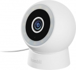 Hombli 2K QHD Outdoor Surveillance Camera with 130&deg; Wide Angle, Colour Night Vision Motion Sensor, Floodlight, Alarm, Compatible with Alexa, Google