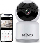 RIINO WiFi siseruumide valvekaamera, Full HD 2MP, beebitelefoni audio video, &ouml;ine n&auml;gemine 8-10m, liikumise tuvastamine ja j&auml;lgimine, siseruumide kahesuunaline heli 355&deg;