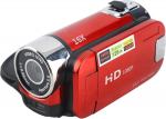 Kaasaskantav digitaalne videokaamera, Full HD p&ouml;&ouml;ramine, 16x k&otilde;rge resolutsiooniga digitaalne videokaamera, video DV kaamera, 270 kraadi p&ouml;&ouml;ramine, videokaamera (punane)