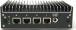 Protectli Vault Pro VP2410-4 Port, tulem&uuml;&uuml;ri mikroseade/Mini PC - Intel Celeron J4125, DDR4 RAM, M.2 SSD m&auml;lu, AES-NI, 8GB RAM, 120GB SSD