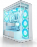 ARCTIC Xtender (valge) - arvutikarbid, karastatud panoraamklaas, 2 x 420 mm radiaatorite tugi, Full Tower, Big Tower, kuni E-ATX, 5 x A-RGB ventilaatorid eelpaigaldatud - Valge