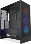 NZXT H7 Flow RGB | Mid-Tower ATX Airflow Case koos RGB ventilaatoritega | Toetab alumist ventilaatorit otsese GPU jahutuse jaoks | 360mm &uuml;he raami ventilaator | must