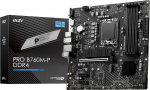 MSI PRO B760M-P DDR4 emaplaat, toetab Inteli 12., 13. ja 14. p&otilde;lvkonna protsessoreid, LGA 1700, DDR4 Memory Boost 4800+MHz/OC, PCIe 4.0 x16 pesa, M.2 Gen4 pesa, Micro-ATX, erinevad, M-ATX