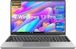 15,6" s&uuml;learvuti, 12. Quad Core N100 (kuni 3,4 GHz) protsessor, 12 GB LPDDR5 RAM 512 GB SSD, 2K FHD IPS s&uuml;learvuti, 2,4G/5G WiFi, veebikaamera, t&auml;ielikult varustatud Type-C, suure mahutavusega aku