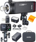 GODOX AD200Pro ll AD200 Pro ll tasku v&auml;lk TTL 2.4G 200Ws 1/8000s HSS 1/512 Full Power, Upgrade versioon kahe peaga, v&auml;rvigruppide m&auml;rgutuli, Godox tasku v&auml;lk C N S O P F kaamera jaoks