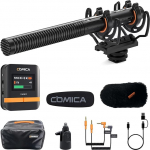 COMICA VM40 32Bit juhtmevaba suundmikrofon 32G sisseehitatud salvestusega, kaameramikrofon 48kHz/32Bit Float resolutsiooniga, v&auml;line mikrofon kaamerale/kaamerakaamerale (1RX + 1TX)