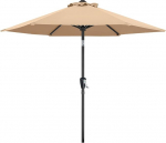 MasterCanopy Fe-Al Market Outdoor laua vihmavari 8 stabiilse ribiga