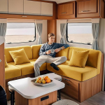 Elamute padjakatted, Sametist elastne mittelibisev Zip Dinette istme katted, Diivan istmepadja kate matkaauto, haagissuvila, haagissuvila, haagise, reisik&auml;ru, (kuldne, W 130-160 cm, D 65-90 cm)