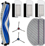 (8-osaline pakk) N20 Plus varuosad ECOVACS DEEBOT N20 Plus, N20 Pro Plus robottolmuimejale, 1 rulliharja, 2 k&uuml;lgharja, 3 HEPA-filtrit, 2 mopipadjakest, tarvikute komplekt