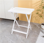 Tragbarer Klapptisch Tablett-Tische Kleiner Schreibtisch Klappbar X-f&ouml;rmige Tischbeine Couchtisch, Beistelltisch Massivholz Tisch Klappbar mit Abnehmbarem Tablett Home Outdoor