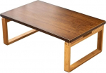 Kokkupandav kohvilaud erkerisse, madal laud r&otilde;dule, vestlus- ja tugev kokkupandav s&ouml;&ouml;gilaud (60 x 40 x 23,5 cm)