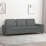 359400 3-kohaline diivan, tumehall, 180 cm kangas, Lounge diivan, Diivanid ja diivanid, Relax diivan, Diivan elutuppa, Diivan magamisfunktsiooniga