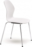 Sedus se:spot Four Foot Chair Design elutoa tool valge kroomraam, virnastatav plast 855 mm
