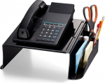 Officemate telefonialus, 12,5 x 10,125 x 5,25 tolli, must (21522)