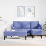 Generisch Sofa Set mit Kissen 2 pcs Jeans blau Polyester,M&ouml;bel,Diivanid,39.5KG,3329262