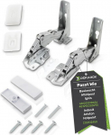 Hettich uksesangade komplekt &uuml;lalt ja alt Whirlpool Bauknecht Ignis 481231018626 481990303995 Hettich k&uuml;lmkapi s&uuml;gavk&uuml;lmiku jaoks