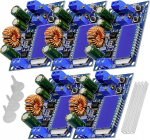 AZDelivery 5 x HW-140 DC-DC Buck Boost Power Converter automaatne samm &uuml;les/alla, volti ja ampermeetri LCD-ekraan, pinge muundur 3A 5.5V-30V kuni 0.5V-30V &uuml;hilduv Arduino koos e-raamatuga!