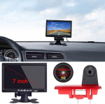 1280 x 720 pikslit auto kolmas katusealune piduritulede kaamera piduritulede tagurduskaamera Fiat Talento Nissan NV300 Primastar Renault Traffic 3 Opel Vauxhall Vivaro + 7-tolline LCD-monitor