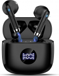 Cuffie Bluetooth Auricolari Bluetooth 5.4, Cuffie Wireless 4 ENC Cancellazione Rumore Mic, Cuffie in Ear 40 Ore di Riproduzione, Cuffie Senza Filo HiFi Stereo IP7 Impermeabili per iOS & Android