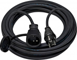 Brennenstuhl pikenduskaabel Pro H07RN-F 3G1.5 IP44 16 A/230 V, must, must, 1169311