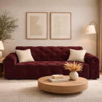 Candi 3-kohaline diivan 230 x 107 cm - Chesterfield diivanid ja diivanid - kaasaegne ja elegantne diivan elutuppa, kodukino, k&uuml;lalistetuppa, kontorisse - suur ja mugav retro stiilis