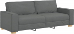 vidaXL 3-kohaline diivan tumehall 180cm kangas