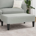 Rantry jalatugi, helehall, 77 x 55 x 31 cm Sametist aia diivanvoodi elutoa diivanid v&auml;litingimustesse elutoa patio v&auml;ljas