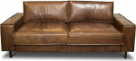 Casa Padrino Luksuslik ehtne nahast Lounge diivan Vintage Leather Brown - Luksuslik elutoa diivan m&ouml;&ouml;bel Buffalo nahast