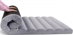 MeMoreCool Roll-up p&otilde;randapadi, kokkupandav futon madrats, k&auml;sn suure tihedusega kokkupandav madrats, k&uuml;lalismadrats, reisimine, auto telk, 10 cm paksus, 200 x 90 cm, Hall laine