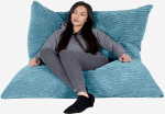 LOUNGE PUG - XL Beanbag TEAL Cord - 5+ istumisasendit - SUURED chill out eluruumi - GIANT SIZE