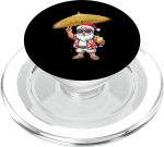 Weihnachten im August Weihnachtsmann Strandurlaub Sommerausflug PopSockets PopGrip f&uuml;r MagSafe